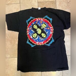 vintage 1996 “so what’s next” metallic 1996 world tour shirt